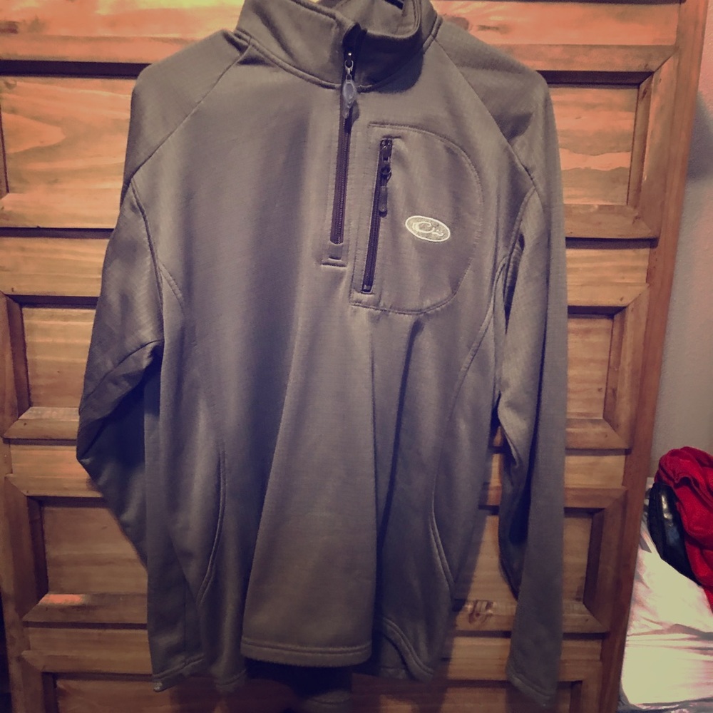 Men’s half- zip drake pullover